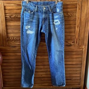 ABERCROMBIE MENS JEANS 29 W 30 LONG